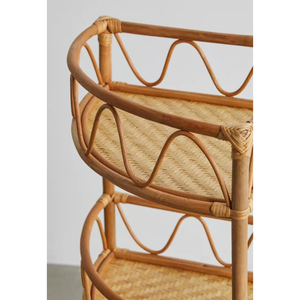Premium Craftsmanship: High-Quality Vietnam Rattan <b>Small</b> Rustic Corner <b>Shelf</b> for Sustainable and Eco-Friendly House Decor - Product Image 5