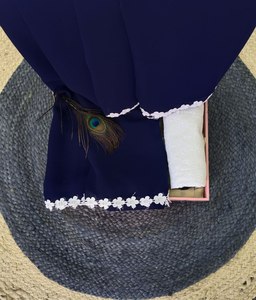 Moderne Élégant Prêt À Porter Indien Outfit Fancy Importé Georgette Saree Blouse Indien Exportateur Et Fournisseur - Product Image 5