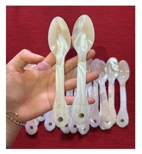 Cuchara de concha ecológica Madre de perla sostenible Utensilio de comedor para restaurantes y exportación al por mayor - Product Image 1