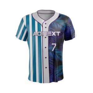 Hot Sale Men's <b>Baseball</b> Jerseys Youth Custom Made Sublimation Softball Uniforms Breathable Polyester Hip-Hop Shirts Printed - Product Image 1