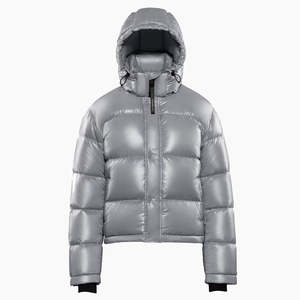 Premium Quality Puffer Designer Wholesale Bubble Jacket Winter <b>Coats</b> Luxury Casual <b>Grey</b> Warm Jacket for Women 2023 - Product Image 2