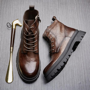 Chaussures de ville en cuir de porc de haute qualité avec revêtement imperméable et semelle intérieure souple pour hommes - Product Image 2