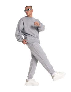 Ropa Personalizada al por Mayor para Hombre, Corte Regular, 100% Algodón, Gris Jaspeado, con Capucha, Cintura Elástica, Secado Rápido, Resistente al Viento, Sólido - Product Image 1