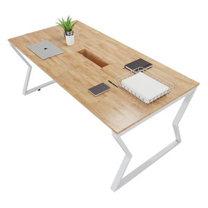 Adjustable Minimalist Wood/MDF <b>Office</b> Conference <b>Table</b> for Hotels & Schools-HBMC010 - Product Image 1