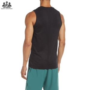 Camiseta sin Mangas de Punto Informal para Hombre, Chaleco de Gimnasio, Secado Rápido, Transpirable, 100% Algodón - Product Image 2