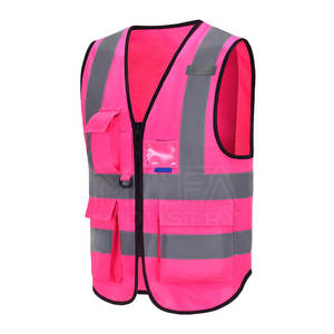 Gilet de sécurité durable à haute visibilité avec impression personnalisée Multi-poches Caractéristique étanche conforme aux normes de classe 2/3 - Product Image 2