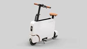 Tout nouveau scooter électrique pliant Motocompact0 E-Scooter portable blanc avec deux roues répondant à des normes élevées - Product Image 2