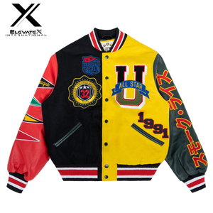 Chaqueta Universitaria Unisex de Alta Calidad, Directo de Fábrica, Personalizada con Impresión y Bordado, Lona Transpirable, Servicio OEM - Product Image 1