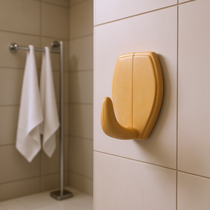 วีแอล ตะขอแขวนเสื้อคลุมลายไม้ SIGMA ดีไซน์ไม้สุดหรูสำหรับห้องน้ำหรือห้องนอน - Product Image 3