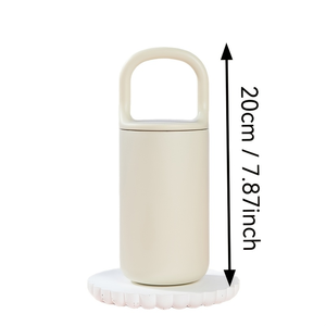 500ml 17oz Stainless Steel Insulated <b>Thermos</b> <b>Bottle</b> with Large Carry Handle Screw Lid Travel Cup Custom Logo - Product Image 3