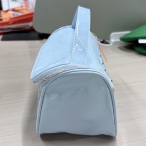 Fashion PVC Zipper <b>Cosmetic</b> Bag Soft Handle-Waterproof Multi-Purpose Travel Storage <b>Organizer</b> (Medium Capacity) - Product Image 2