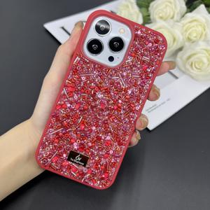 Custodia per cellulare con diamante colorato personalizzato all'ingrosso personalizzata per custodia per telefono apple <span class=keywords><strong>iphone</strong></span> 15 pro max 11 <span class=keywords><strong>xr</strong></span> <span class=keywords><strong>Cover</strong></span> <span class=keywords><strong>protettiva</strong></span> - Product Image 1