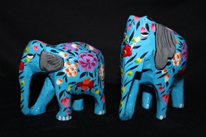 Décoration de table en papier mâché Kashmiri exquise fabriquée à la main Décoration de maison élégante pour chaque espace - Product Image 3