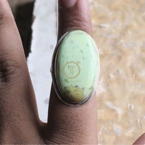 แหวนเงินแท้ 925 ชุบทองคำขาว ชุบทองคำชมพู ชุบทองคำเหลือง ประดับด้วยคริสโซเพรสสีเขียว แหวนประจำเดือนเกิด ผลิตโดยซัพพลายเออร์ - Product Image 4