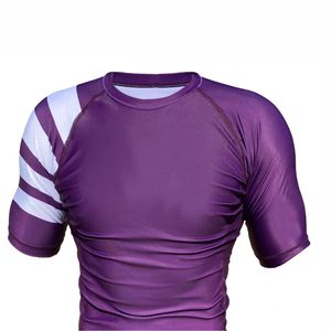 Rash Guard personnalisé de haute qualité pour hommes vente en gros de rash Guard Jiu Jitsu brésilien pour hommes vêtements de fitness - Product Image 6
