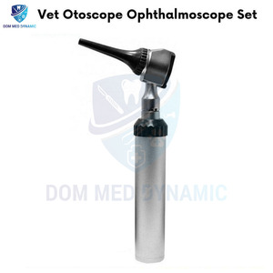 Otoscopio y oftalmoscopio LED veterinario, conjunto de diagnóstico, kit de instrumentos de examen de salud animal ENT - Product Image 2
