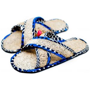 Chaussures de Massage confortables pour les vacances, sandales et pantoufles en luffa 100% biodégradables et écologiques pour hôtel et station - Product Image 5