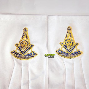 ถุงมือผ้าฝ้ายมาโซนิกสำหรับผู้ผลิตเครื่องราชกกุธภัณฑ์เครื่องราชกกุธภัณฑ์แบบมีสไตล์ - Product Image 2