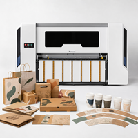 Imprimante numérique automatique à passage unique pour sacs en papier kraft, boîtes en carton ondulé, écologique, sur demande, machine pour petites entreprises
