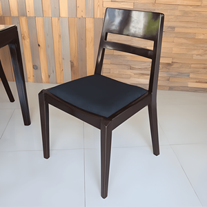 Ensemble de salle à manger moderne et durable en bois, 5 pièces, table rectangulaire et chaises, design minimaliste pour la maison et l'hôtel - Product Image 5