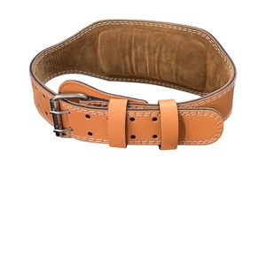 เข็มขัดยกน้ำหนักหนังวัวสำหรับฟิตเนสเข็มขัดยกน้ำหนัก - Product Image 6