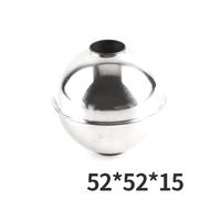 Boule flottante magnétique en acier inoxydable SS316/SS304 52*52*15.5 pour capteur de niveau de liquide