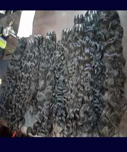 Mèches de Cheveux Humains Indiens Bouclés Véritables Collection Temple Brut Texture Non Traitée Longue Durée avec Brillance Naturelle pour Volume - Product Image 3