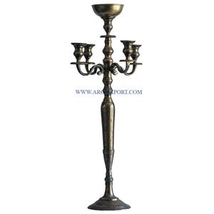 Ensemble de 3 candélabres en verre transparent de qualité supérieure différentes tailles décoration de table chandelier fantaisie candélabres approvisionnement en gros - Product Image 6