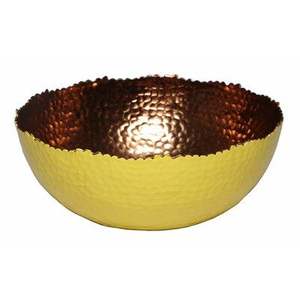 Bols métalliques multifonctionnels en aluminium pour la préparation des aliments et les arrangements de table décoratifs - Product Image 1