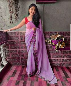 New Latest Rich Look Saree with Unstitched Blouse Lowest Price <b>Market</b> Surat Gujarat Ethnic Garment Garment - Product Image 6