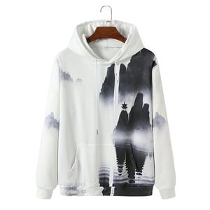 เสื้อฮู้ดดี้ผู้ชายคุณภาพสูงสำหรับฤดูหนาว แบบซับลิเมชั่น แขนยาว น้ำหนักเบา สวมใส่สบาย ผลิตจากผ้าฝ้าย 100% เป็นมิตรกับสิ่งแวดล้อม แฟชั่นล่าสุด - Product Image 1