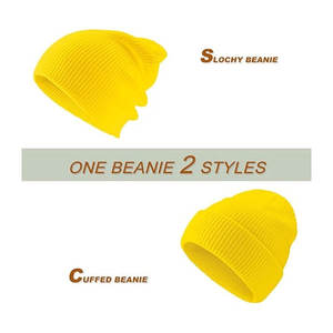 Bonnets vierges en acrylique Chapeaux en tricot d'hiver brodés personnalisés Bonnets en gros pour les marques et les entreprises - Product Image 2
