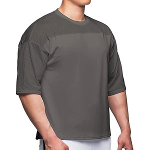 Camiseta de Corte Holgado para Hombre con Bolsillo, Cuello Redondo de Algodón Suave, Etiqueta Privada, Lista para OEM/ODM, Fábrica de Ropa - Product Image 1