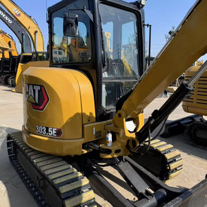 Mini-excavatrice d'occasion Cat303.5E Caterpillar 3,5 tonnes, modèle 2022, prix bas, pour vergers, avec moteur, engrenage et roulement - Product Image 1