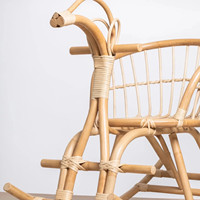 Chaise à bascule en rotin enfant jouets chaise à bascule pour personnes âgées vente chaude chaise à bascule pour enfants