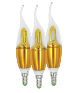 หลอดไฟ LED E14แบบเรียบง่ายทันสมัยดีไซน์ไฟเทียนพลาสติกพร้อมแหล่งจ่ายไฟ AC ผลิตในเวียดนาม - Product Image 1