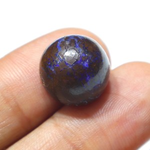 18.00 carats naturel australien Boulder opale bleu feu Cabochon pierre précieuse 15x15x10 MM boulder opale pour la fabrication de bijoux pierre précieuse - Product Image 3