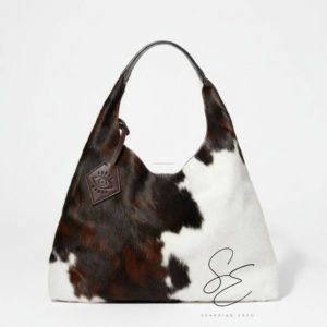 Sac Hobo en Cuir de Vachette SEHRAINN pour Femme, Grande Capacité, Sac à Bandoulière Style Western, Sac à Main Personnalisable, Sac Fourre-Tout Cowgirl - Product Image 1