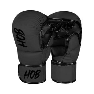 Guantes de cuero PU MMA mitones de Karate guantes de perforación para Artes Marciales Taekwondo boxeo MMA para gimnasio uso Club - Product Image 5