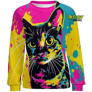 เสื้อสเวตเชิ้ตผ้าฟลีซแบบยูนิเซ็กซ์ อุ่นสบาย คอวี ทรงลำลอง สำหรับฤดูใบไม้ร่วงและฤดูหนาว รับออกแบบตามสั่ง ขายส่ง OEM - Product Image 5