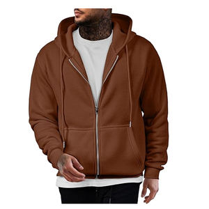 Sweatshirts unisexes à col montant et demi-fermeture éclair en coton 350 GSM Impression numérique en polaire lourde avec logo personnalisé pour la saison de printemps - Product Image 4