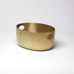 Enfriador de champán galvanizado de alta calidad, cubo de hielo de cerveza con soporte de Metal de hierro y bañeras de vino para bares y clubes nocturnos - Product Image 5