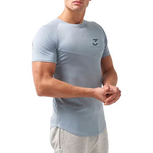 Camisetas Deportivas Personalizadas de Punto para Hombre, de Secado Rápido, Transpirables, de Tela de Poliéster, Manga Corta - Product Image 1