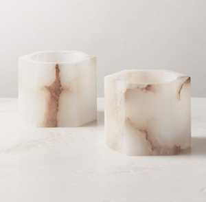 Portavelas de Lujo de Ónix y Alabastro para Decoración del Hogar, Bodas Navideñas, Centros de Mesa - Productos Más Vendidos 2024 - Product Image 6