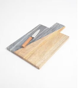 Planche à découper en bois et en marbre Artisanat personnalisé Accessoires de cuisine Blocs à découper Prix le plus bas - Product Image 2