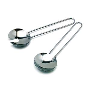 Juego de utensilios de cocina únicos hechos a mano, herramientas para ensalada de madera Cacia, incluye Servidor de madera y cuchara, edición limitada, Ketchenwar de 2 piezas - Product Image 2