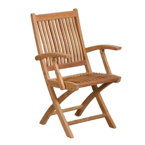 Chaise de jardin pliante OEM de style moderne en bois de teck Bali, parfaite pour les espaces de détente - Product Image 3