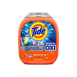 Cápsulas de Lavandería Prácticas para Ropa Brillante, con Tide Pods Ultra Oxi Soft y un Aroma Fresco - Product Image 1