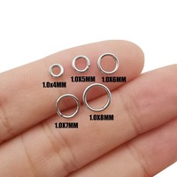 Anneaux de jonction ronds plaqués or 18 carats en argent 925 Jessica Creation |   Composants et connecteurs pour bijoux, fermoirs pour la fabrication de boucles d'oreilles