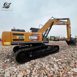 Excavatrice Sany SY335H d'occasion, 34 tonnes, godet de 1,85 m³, marque chinoise originale, grande excavatrice de construction sur chenilles, faible nombre d'heures, certifiée CE - Product Image 2